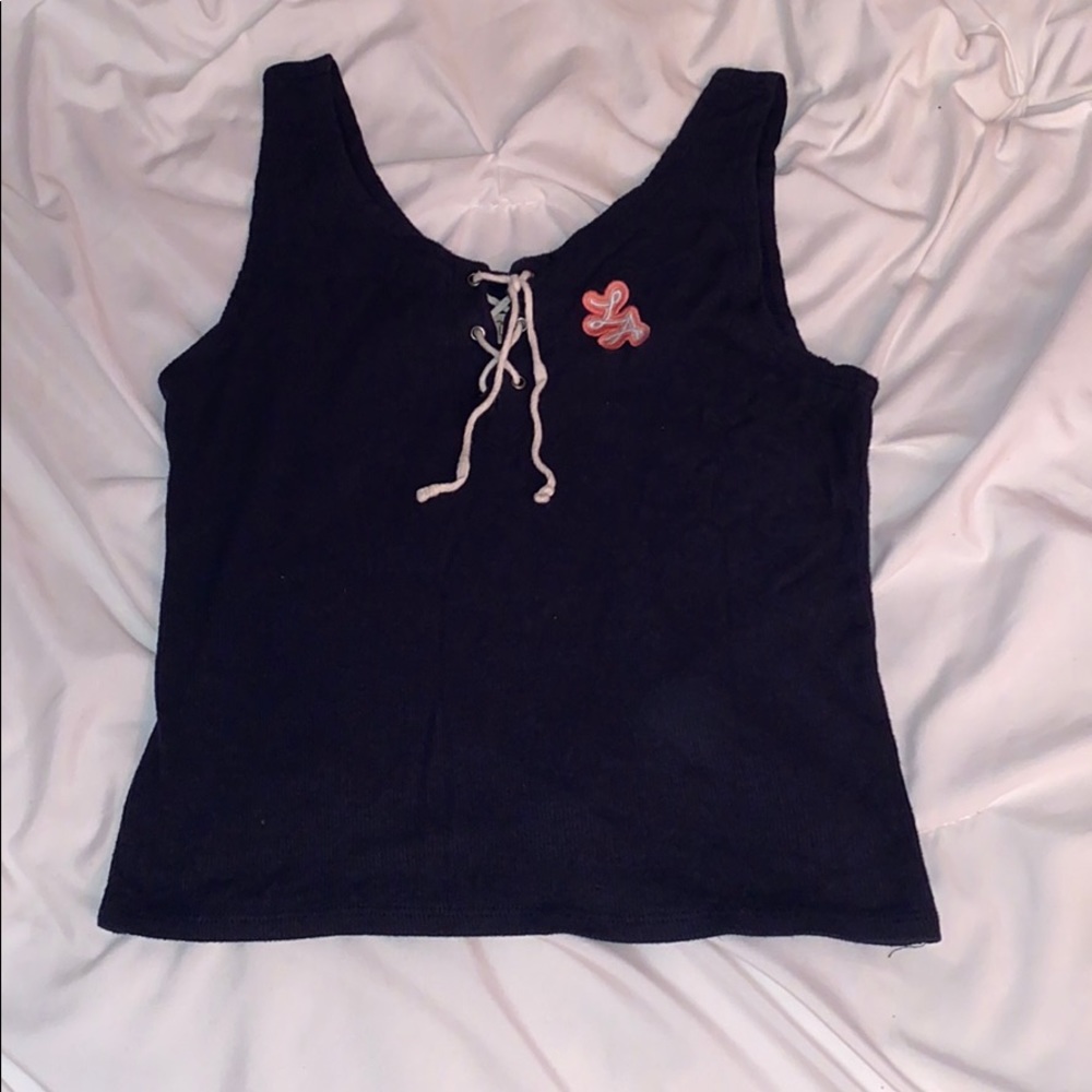 Hollister Navy Blue Tank Top